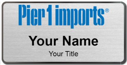 Custom name badges for Pier 1 Imports