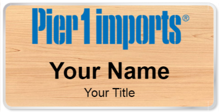 Custom name badges for Pier 1 Imports