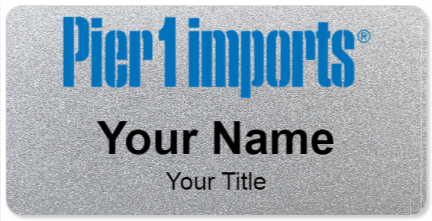Custom name badges for Pier 1 Imports
