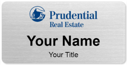 Custom name badges for Prudential Real Estate