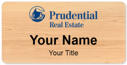 Custom name badges for Prudential Real Estate