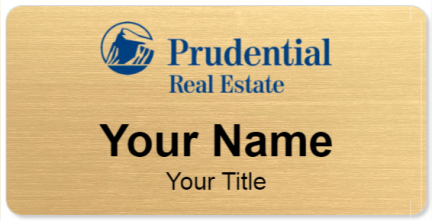 Custom name badges for Prudential Real Estate