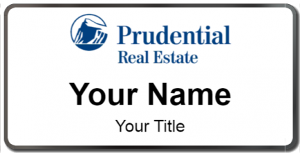Custom name badges for Prudential Real Estate