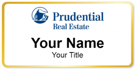 Custom name badges for Prudential Real Estate