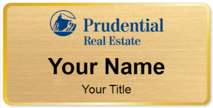 Custom name badges for Prudential Real Estate