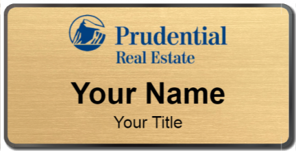 Custom name badges for Prudential Real Estate
