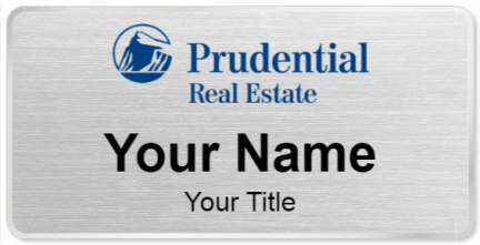 Custom name badges for Prudential Real Estate