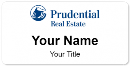 Custom name badges for Prudential Real Estate