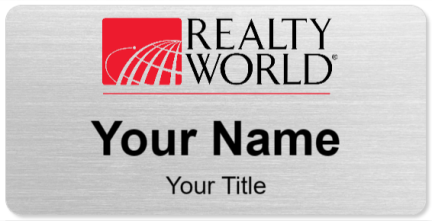Custom name badges for Realty World