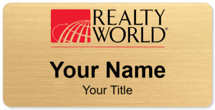 Custom name badges for Realty World