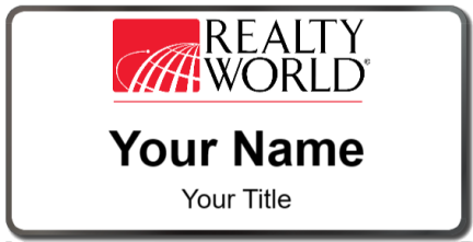 Custom name badges for Realty World