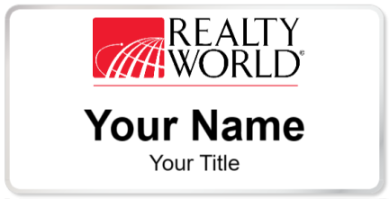 Custom name badges for Realty World