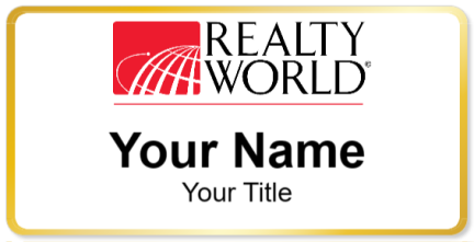 Custom name badges for Realty World
