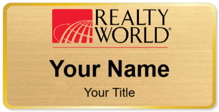 Custom name badges for Realty World