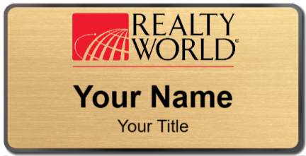 Custom name badges for Realty World