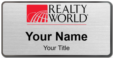 Custom name badges for Realty World