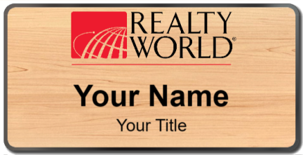 Custom name badges for Realty World