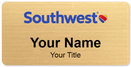 Custom name badges for Southwest