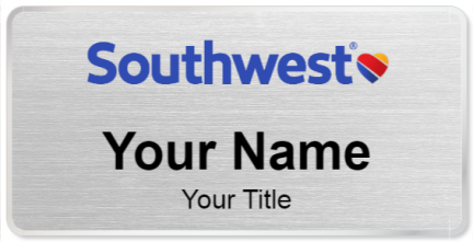 Custom name badges for Southwest