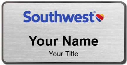Custom name badges for Southwest