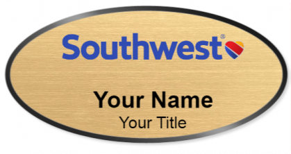 Custom name badges for Southwest
