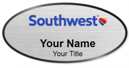 Custom name badges for Southwest