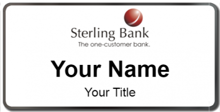 Custom name badges for Sterling Bank