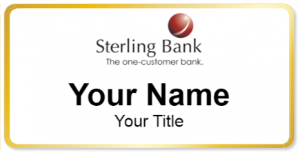 Custom name badges for Sterling Bank