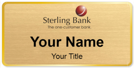 Custom name badges for Sterling Bank