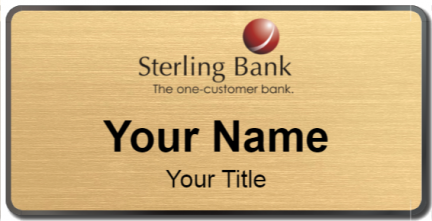 Custom name badges for Sterling Bank