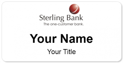 Custom name badges for Sterling Bank