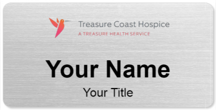 Custom name badges for Treasure Coast Hospice