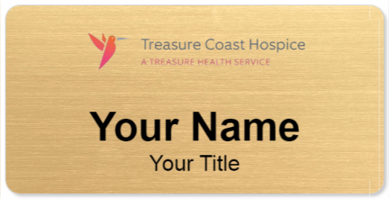 Custom name badges for Treasure Coast Hospice