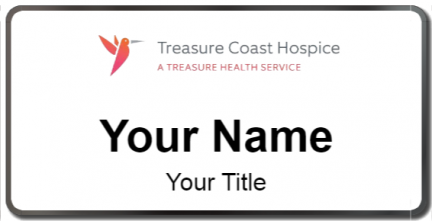 Custom name badges for Treasure Coast Hospice