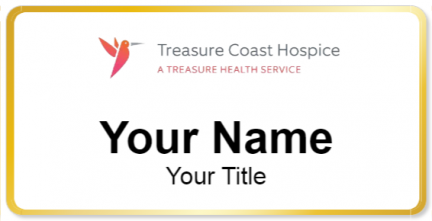 Custom name badges for Treasure Coast Hospice