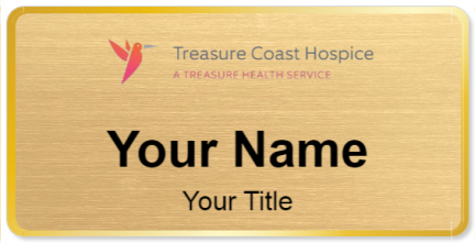 Custom name badges for Treasure Coast Hospice
