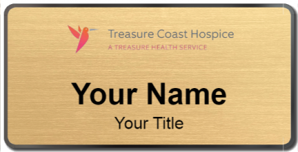 Custom name badges for Treasure Coast Hospice