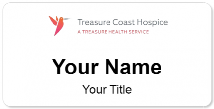 Custom name badges for Treasure Coast Hospice