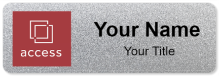 Custom name badges for Access Real Estate