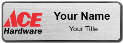 Custom name badges for Ace Hardware
