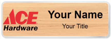 Custom name badges for Ace Hardware