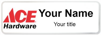 Custom name badges for Ace Hardware