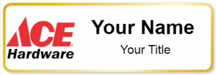 Custom name badges for Ace Hardware