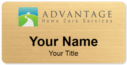 Custom name badges for Advantage Home Care