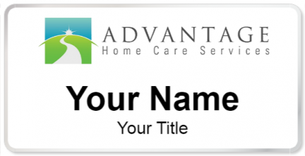Custom name badges for Advantage Home Care