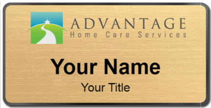 Custom name badges for Advantage Home Care