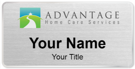 Custom name badges for Advantage Home Care
