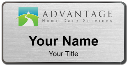Custom name badges for Advantage Home Care