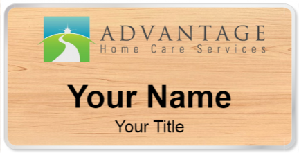 Custom name badges for Advantage Home Care