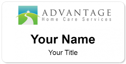 Custom name badges for Advantage Home Care